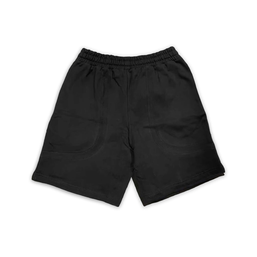 CUT & SEW FRENCH TERRY SHORTS BLACK
