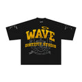 UNIVERSITY OVERSIZED S/S TEE BLACK
