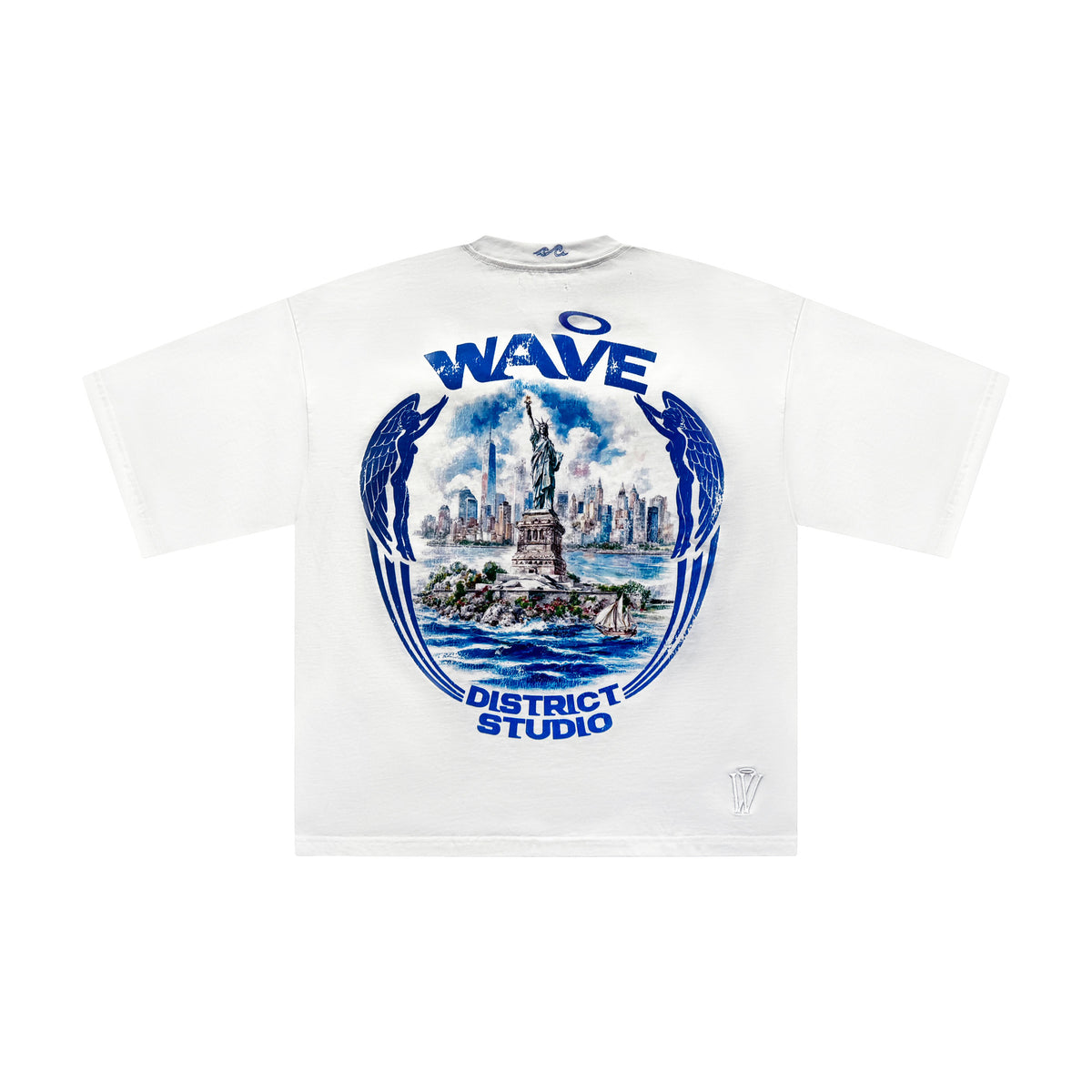LIBERTY ISLAND OVERSIZED S/S TEE WHITE