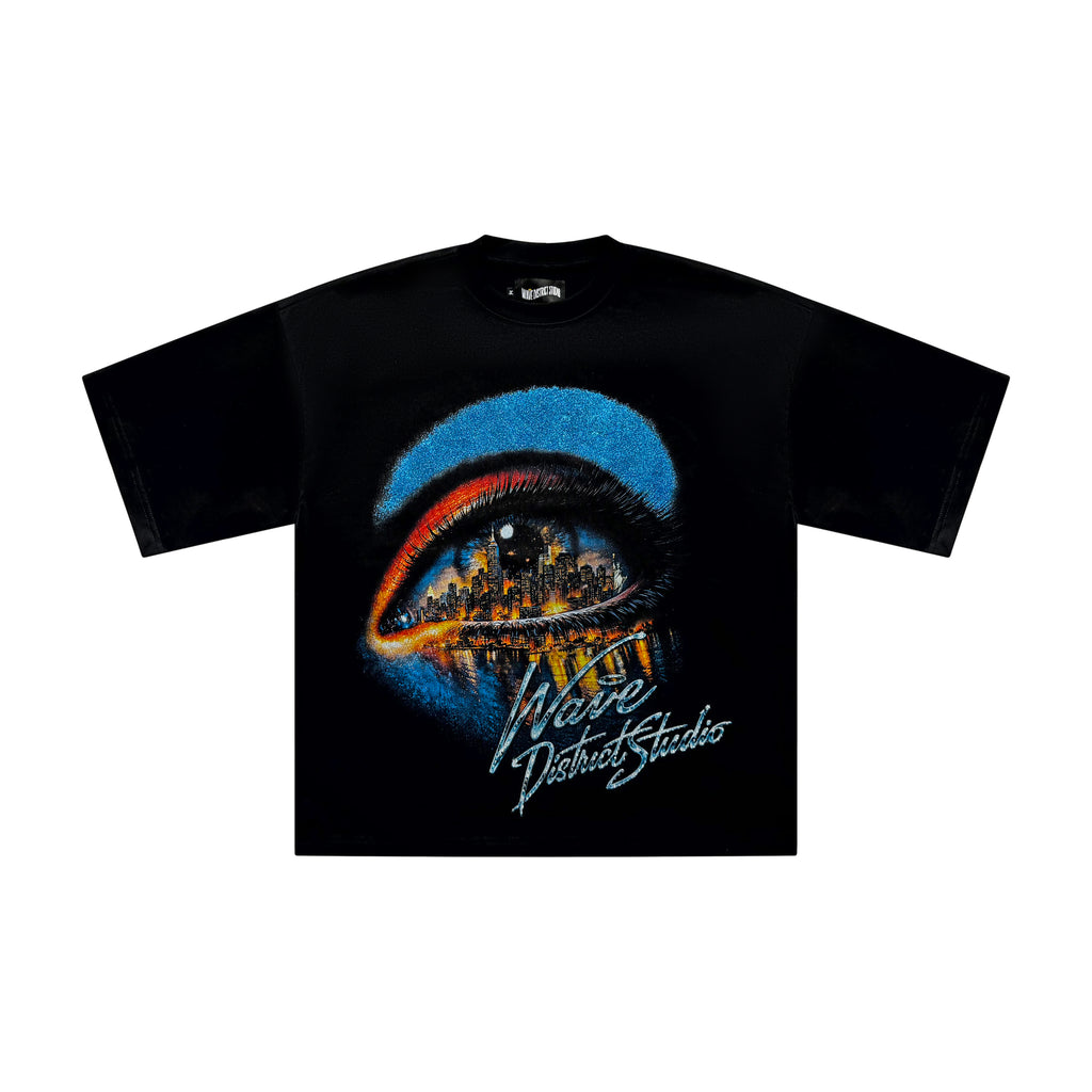 VISION OVERSIZED S/S TEE BLACK
