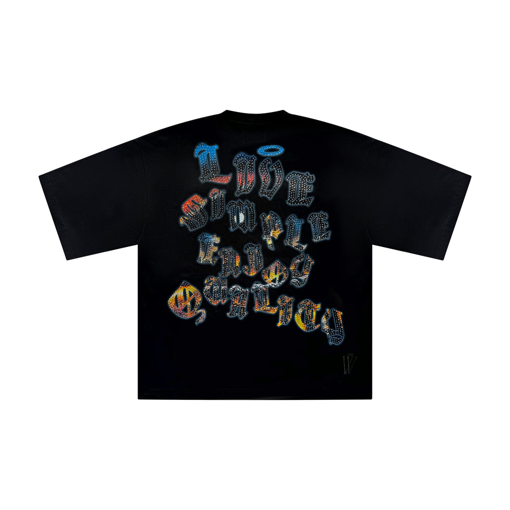 VISION OVERSIZED S/S TEE BLACK