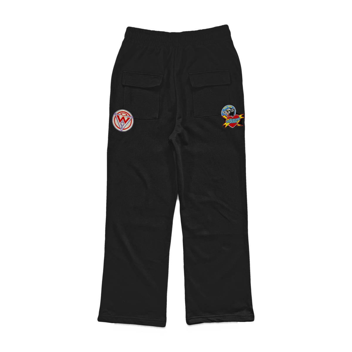 PATCHES SWEATPANTS BLACK