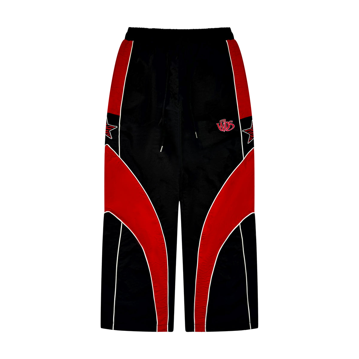 NYLON TRACK PANT RED
