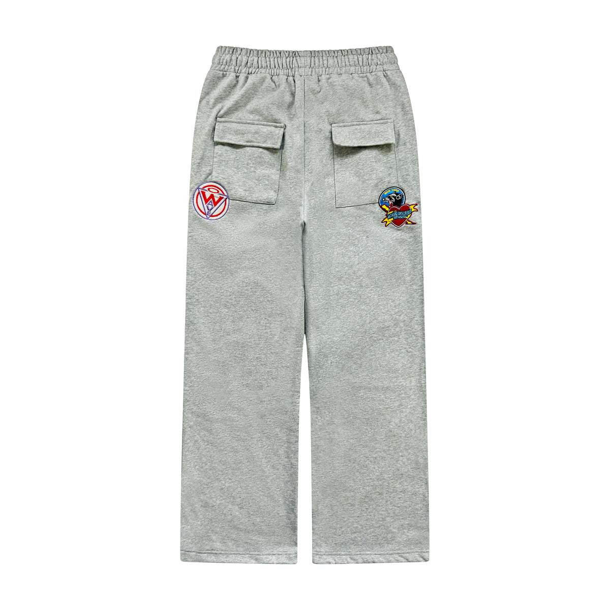 PATCHES SWEATPANTS GREY
