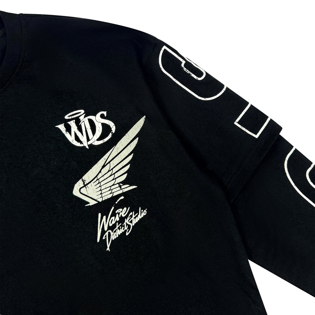 WDS RACING L/S TEE BLACK