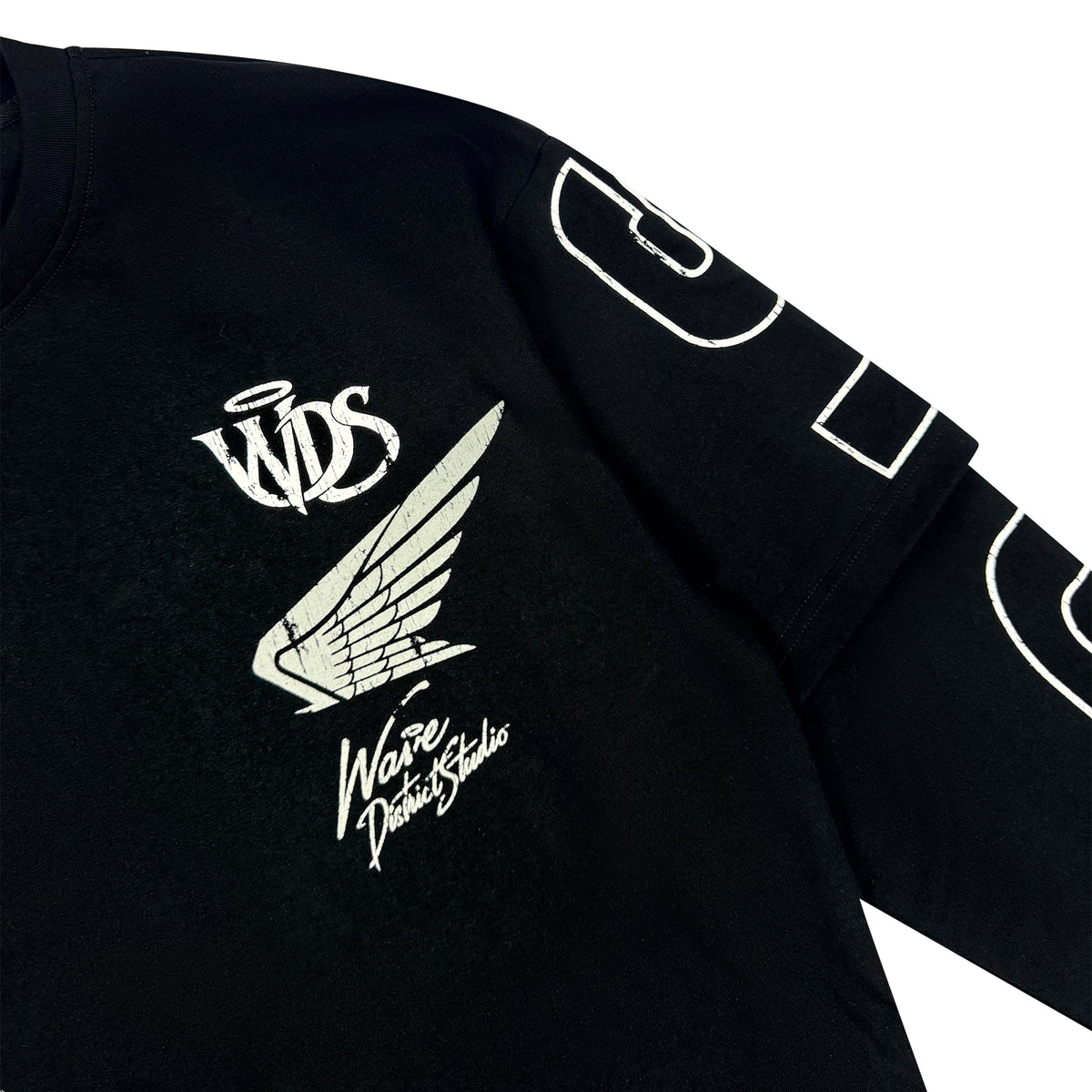 WDS RACING L/S TEE BLACK